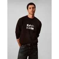 Calvin Klein Sweatshirt LS EU 350TERRY CALVIN BOLD GRAPH Rundhalsausschnitt, regular fit