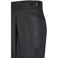 Wilvorst Frack-Anzug Wilvorst CLASSICs Herren Frack-Hose Classic Fit Schwarz