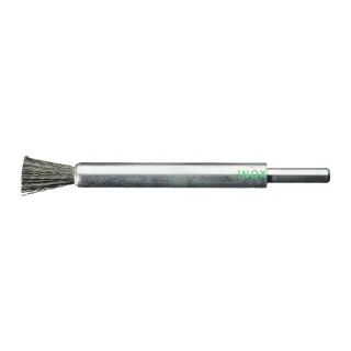 Milwaukee Pinselbürste für Geradschleifer, gewellt, Edelstahl 12 x 20 x 120 x 0,3 mm, 6 mm Schaft - 4932501727