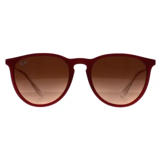 Ray-Ban RB4171 Erika 6815A5 poliertem Gummi violett rosa Farbverlauf braun Sonnenbrille