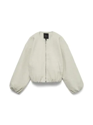 VERO MODA - VMCHLOE LS BOMBER JACKET NOOS Moonbeam - Gr. - M