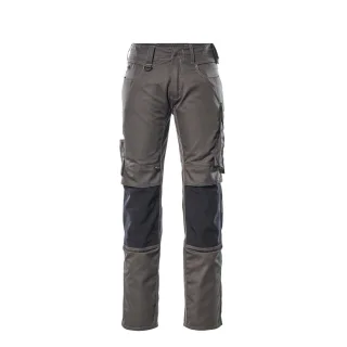 MASCOT Mannheim Hose mit Knietaschen UNIQUE Dunkelanthrazit / Schwarz 51 - 12679-442-1809-90C51