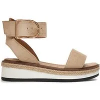 DeeZee Deezee Damen Sandals Beige DeeZee-CEO-WS091-01 Beige Sandale