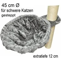 nanook Kratzbaum Liegemulde XL extratief grau Ø 45 cm