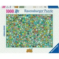 Ravensburger Puzzle Challenge, Animal Crossing, 1000 Puzzleteile, Made in Germany