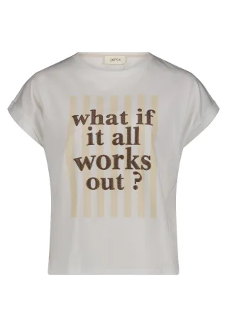 CARTOON - Printshirt Beige - Gr. - 36