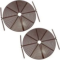 HAC24 Blumentopf Blumentopfgitter Kunststoff Blumentopfschutz Schutzgitter (Set, 2 St., Ø 30 cm), Schutz Haustiere Kinder Pflanzen