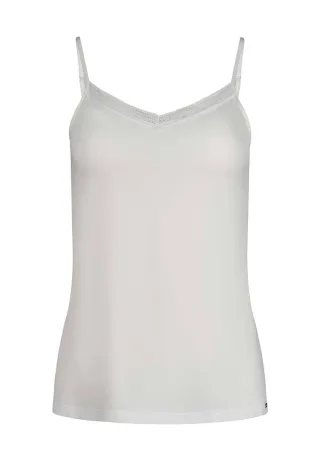 SKINY - SKINY Damen Spaghettishirt Natural Beauty ivory - Gr. - 38