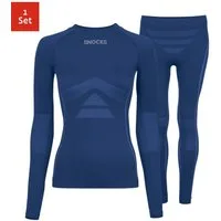 SNOCKS Funktionsunterhemd Thermo Set für Damen Thermounterwäsche (1 Set, 1-St) perfekt für Wintersportaktivitäten, atmungsaktiv und wärmeisolierend
