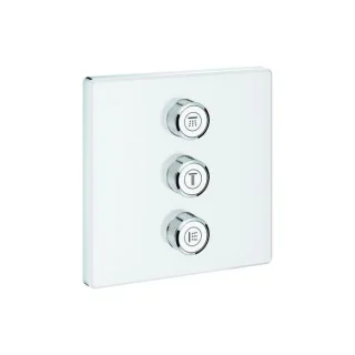 Grohe Grohtherm Smartcontrol Brausethermostat 29158LS0, moon white, 3-fach Unterputzventil