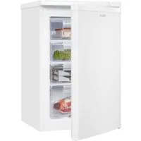 exquisit Gefrierschrank GS80-040E weiss, 85,5 cm hoch, 55 cm breit, 4*-Gefrierschrank mit ergonomischer Griffmulde – bequem zu öffnen