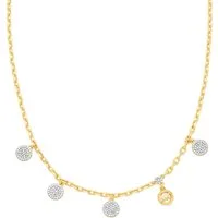 MICHAEL KORS Kette mit Anhänger Schmuck Geschenk Metall Halsschmuck Halskette Premium, mit Zirkonia (synth)