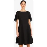 Kraimod Cocktailkleid mit Chiffon-Capeärmeln