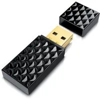 CSL WLAN-Dongle AC450 WIFI Dual Band Stick, 433 MBit/s, 2,4 GHz / 5 GHz, 802.11ac, WPS, Wi-Fi Direct, SoftAP, Infrastruktur-Netz, Status-LED, Windows