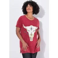 Angel of Style T-Shirt T-Shirt Comfort Fit Kuhschädel-Druck
