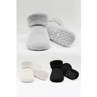 bistyle Kurzsocken (3er Pack), Frottee-Innen ABS für Babys Jungen Mädchen Babysocken (Set, 3-Paar, 3er-Pack) Anti-Rutsch, Plüsch, GOTS zertifiziert 0-36 Monate