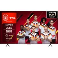 TCL 55P81KX2 QLED-Fernseher (139 cm/55 Zoll, 4K Ultra HD, Smart-TV, Google TV, 144Hz, Multi-HDR, Dolby Vision, Game Master, Smart TV, Apple TV, ONKYO)