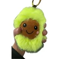 soma Kuscheltier Plüsch Avocado Schlüsselanhänger XXL 15 cm grün (1-St), Plüsch Schlüsselanhänger Stofftier Kuscheltier für Kinder zum spielen