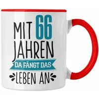 Trendation Tasse Trendation - Lustiges Geschenk 66. Geburtstag für Männer und Frauen T