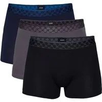 JOOP! Boxershorts Everyday (3er Pack) ohne Eingriff, Cornflower-Logobund, Baumwollmix