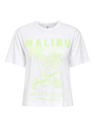 ONLY - T-Shirt - Onldina weiß - Gr. - M