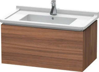 Duravit L-Cube Waschtischunterbau wandhängend Nussbaum Matt 820x469x408 mm - LC616507979 LC616507979