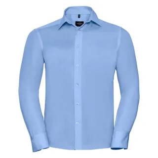 Russell Collection - "Ultimate" Hemd Bügelfrei für Herren Langärmlig ()