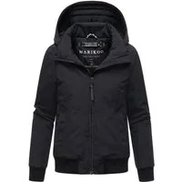Marikoo Winterjacke Mooni 16 Gefütterte Übergangsjacke mit Kapuze und Kordelzug