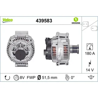 Valeo Lichtmaschine 439583 Mercedes G-Klasse Gl-Klasse M-Klasse R-Klasse