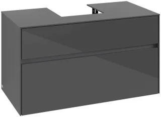 Villeroy & Boch Waschtischunterschrank Collaro C09400 1000x548x500mm Glossy Grey C09400FP