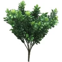 Kunstblume Kunstpflanze Myrte LIANAN mit Blüten, Steckstab, grün, 30 cm Myrte, artplants