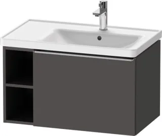 Duravit D-Neo Waschtischunterbau wandhängend Graphit Matt 784x452x440 mm - DE4257070490000 DE4257070490000