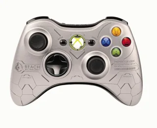 Microsoft Xbox 360 Controller [Halo Reach Edition] silber