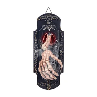 Elfeland Halloween Spooky Doorbell Sensor Spray Door Lock Luminous Audible Touch Sound Induction Venue Layout Haunted Ho