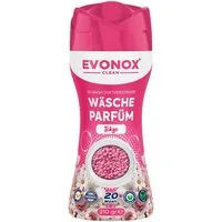 EVONOX Wäscheparfüm WÄSCHEPARFÜM–lang anhaltende Frische für alle Textil 210g (1-St), Parfüm für Waschmaschinen-PINK PEONIE & SANDELHOLZ