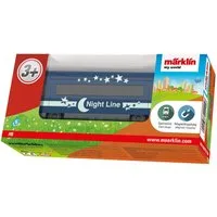 Märklin Personenwagen Märklin my world - Schlafwagen Night Line - 44115, Spur H0, Bedruckung leuchtet im Dunkeln, Made in Europe