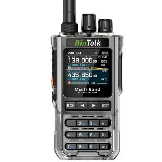 BinTolk BT8200 10W Tri Power Two Way Radio Walkie Talkie 256CH Wide Frequency 18-999MHz Wireless Copy Type-C Charging Lo