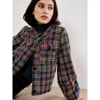 Apricot Kurzblazer Tweet Jacke in Multicolour