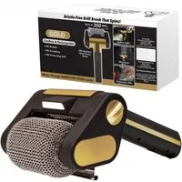 Solarandmore Grillbürste kabelloses Laden,austauschbare Bürstenköpfe,Grillrost,Tiefenreinigung, (Set), entfernt Fettflecken,für verschiedene Grillroste geeignet,Grillbürste