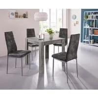 OTTO home Essgruppe, (Set, 5-tlg), Tischgruppe für kleine Räume