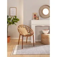 benuta Wollteppich Kim, rechteckig, Höhe: 5 mm, Teppich Wohnzimmer, Schlafzimmer, Esszimmer, Flur, Kunstfaser, Cozy