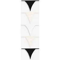 Next Pagenslip 5er-Pack Mikrofaser-Slips, G-Strings (5-St)