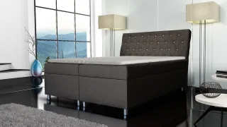 Boxspringbett Schlafzimmerbett AURON 200x200cm inkl.Bettkasten