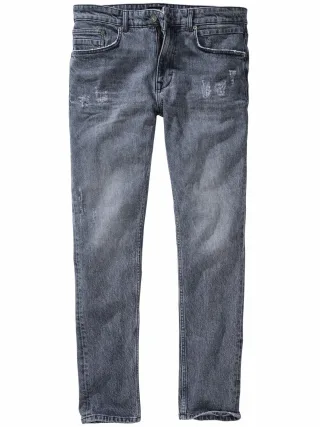 Mey & Edlich Herren Restlos-glücklich-Jeans Grau 79 % Baumwolle (bio), 20 % Hanf, 1 % Elasthan