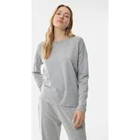 Mey Pyjamaoberteil Mey Damen Shirt Serie Yona Unifarben (1-tlg)