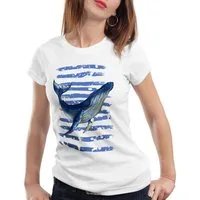 style3 T-Shirt Blauwal meer ozean tauchen