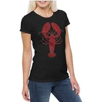Urban Backwoods Print-Shirt Lobster Damen T-Shirt Hummer Krebs Garnele American Hunting Tradition (1-tlg) Angeln Fischen Fishing