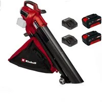 Einhell Akku-Laubsauger 36V Laubsauger Bläser VENTURRO 36/240 2x 18V Akku 4.0 Ah 2x Ladegerät
