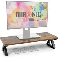 Duronic Monitorständer, (DM06-1 AW Monitorständer, 62 x 30 cm Fläche, Bis 10kg, 15 cm Höhe)