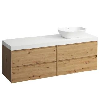 Laufen Waschtischunterschrank und Waschtisch-Platte LANI 495x1570x580 H4045931122671